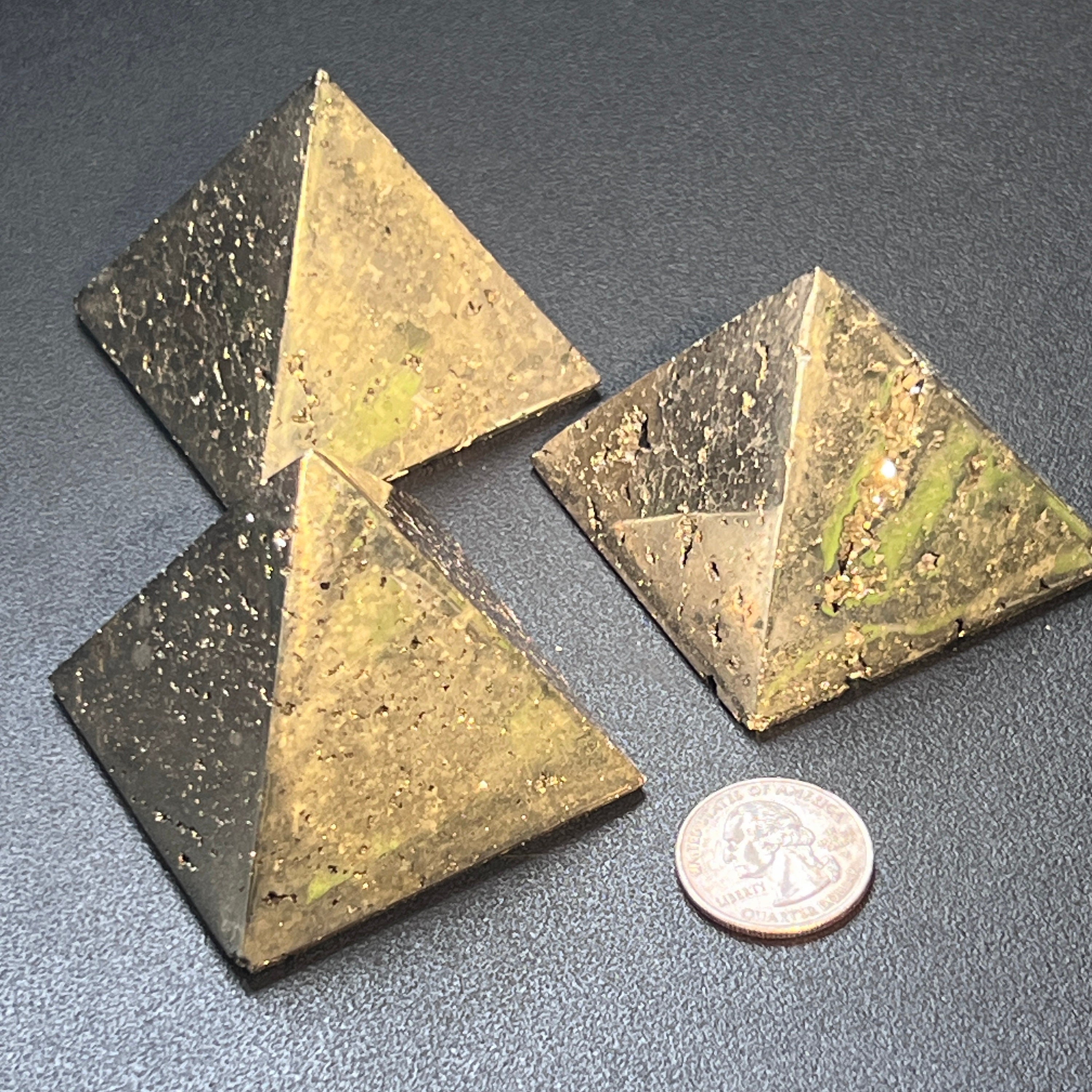 Iron Pyrite Pyramid Crystal