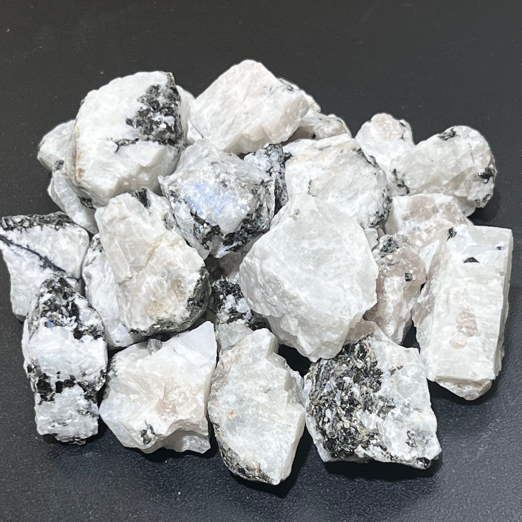 Rainbow Moonstone Gemstones Raw Gemstones (1 lb)