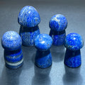 Blue Lapis Lazuli Mushroom Carving