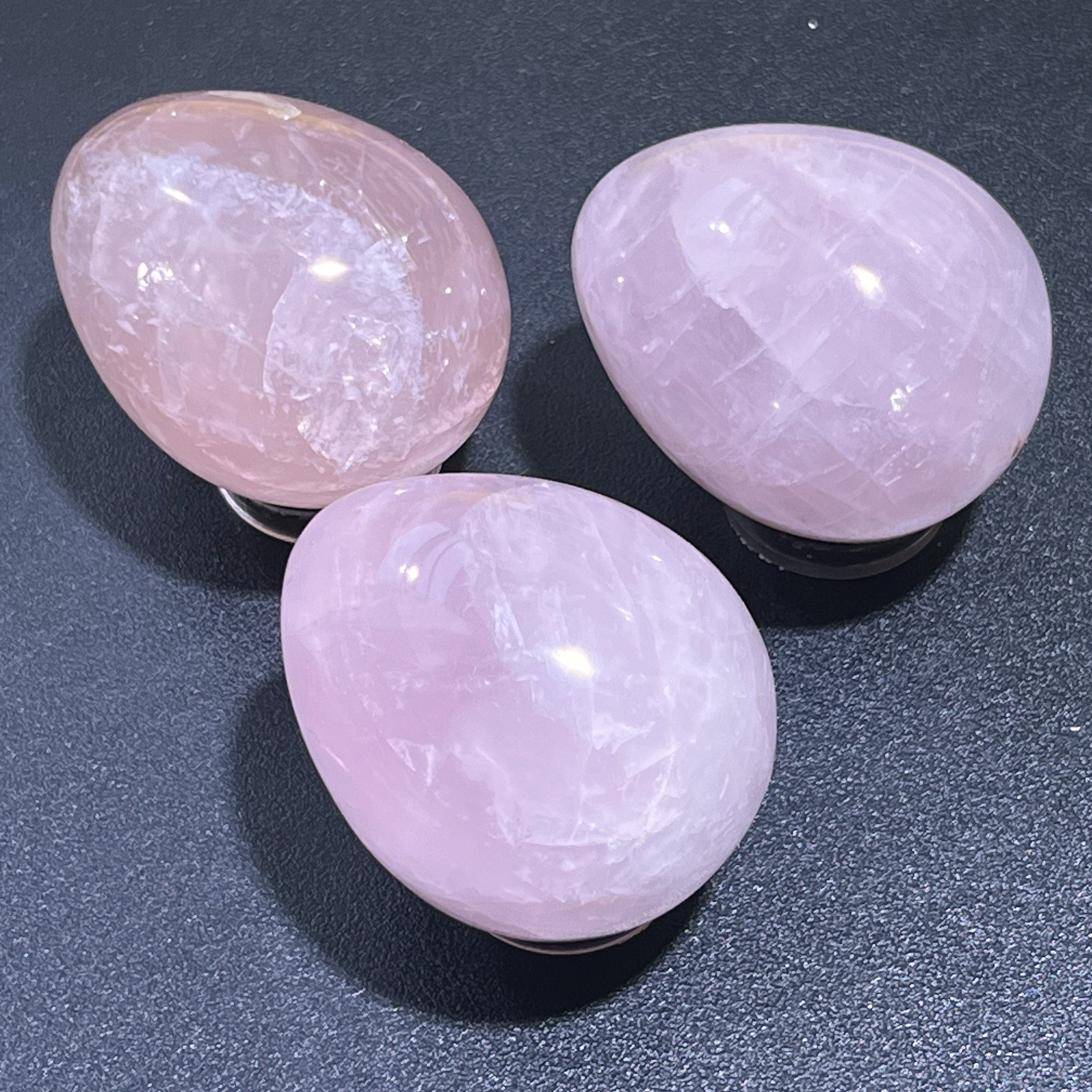 Madagascar Pink Rose Quartz Egg (Extra Quality)