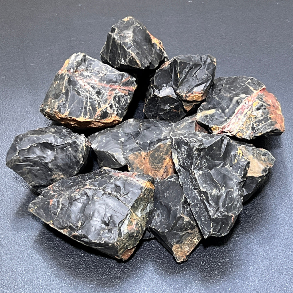 Black Onyx Rough Raw Stones (Large)