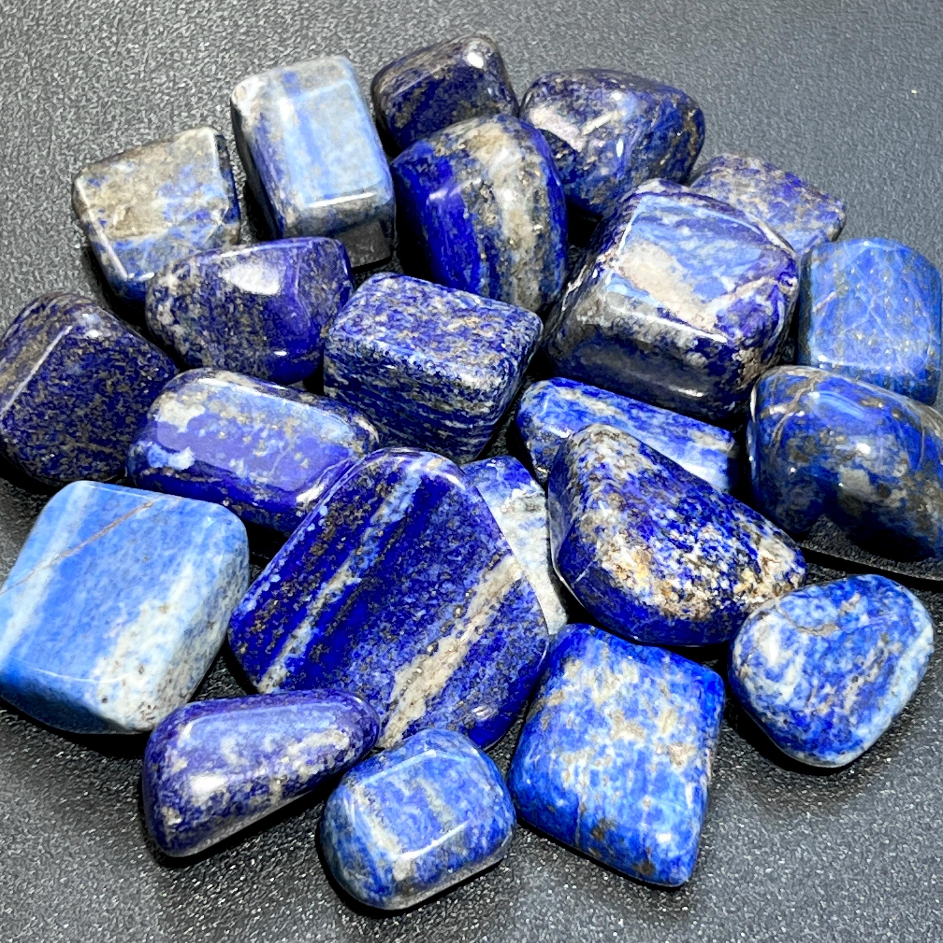 Lapis Lazuli Tumbled Stones Mixed Quality