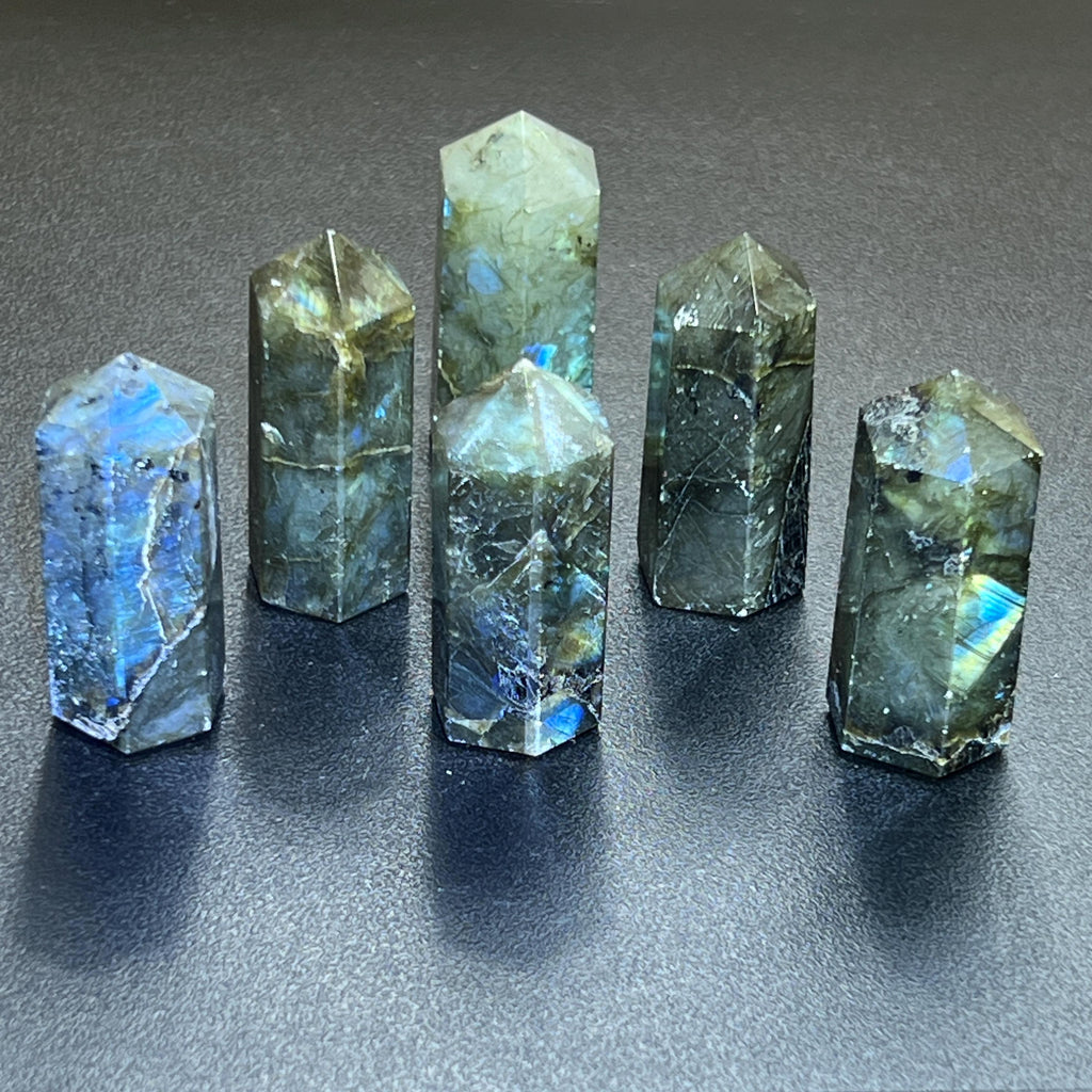 Labradorite Crystal Point Tower