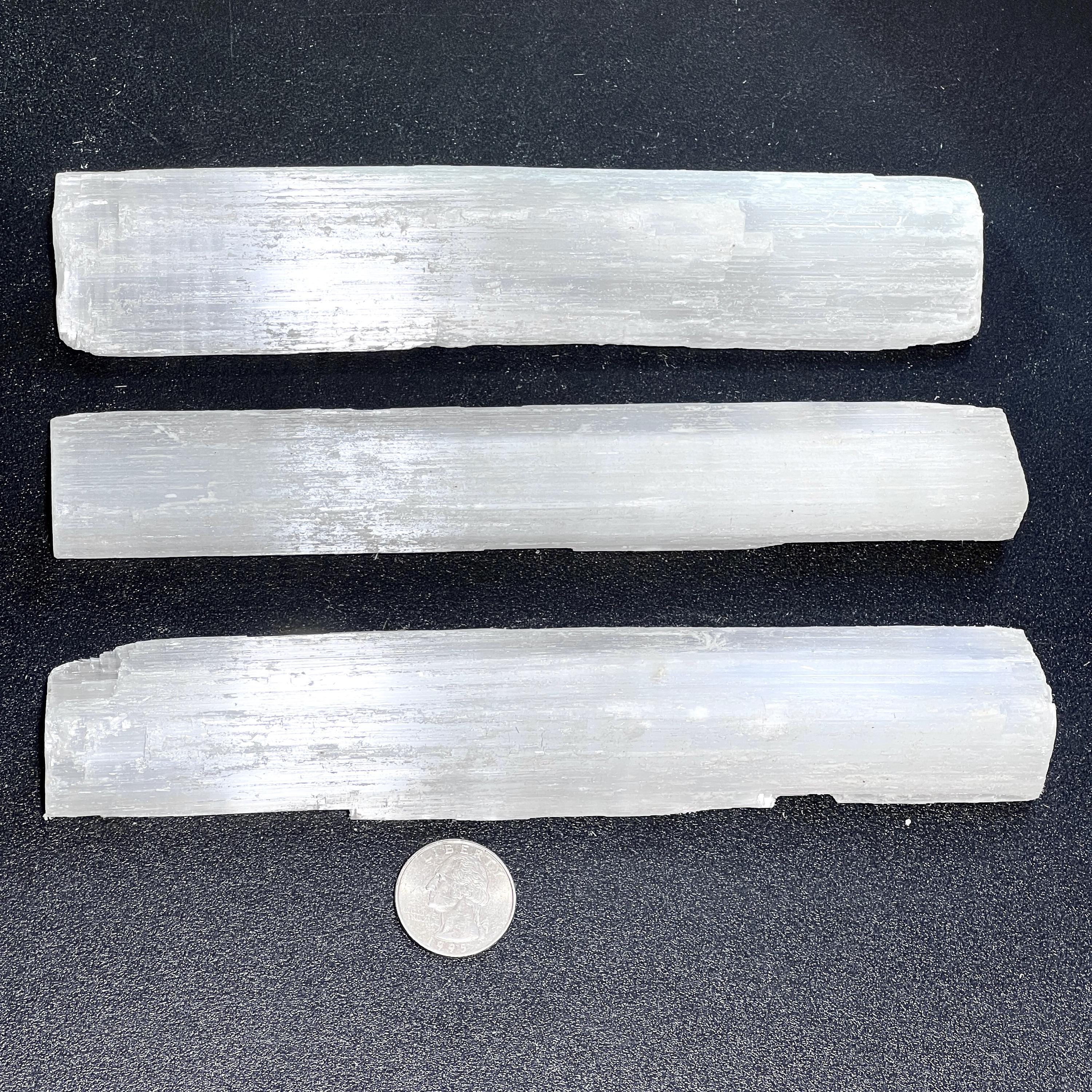 Large Raw Selenite Crystal Sticks