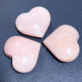 Pink Opal Puffy Heart Polished Crystal Carving