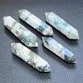 Moss Agate Crystal Double Terminated Point