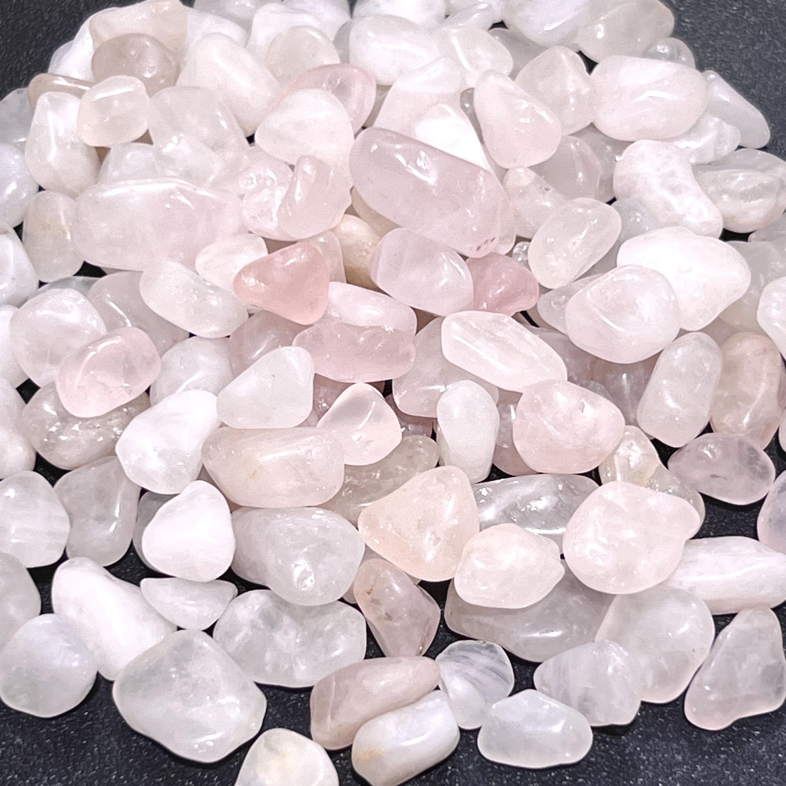 Pink Rose Quartz Small Tumbled Stones