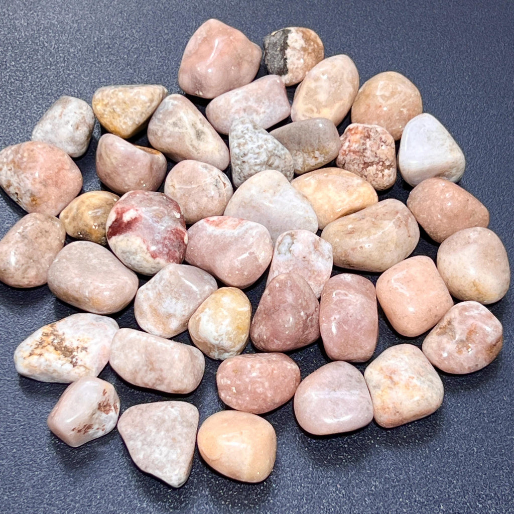 Pink Amethyst Crystal Tumbled Stones
