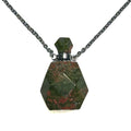 Gemstone Poison Bottle Necklace