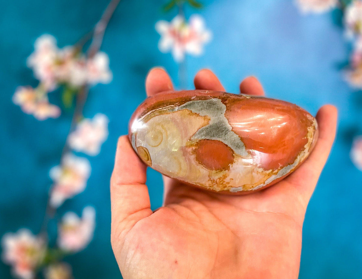 Polychrome Jasper Palmstones