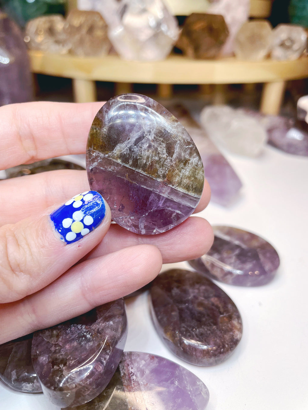 Super Seven Palm Stones