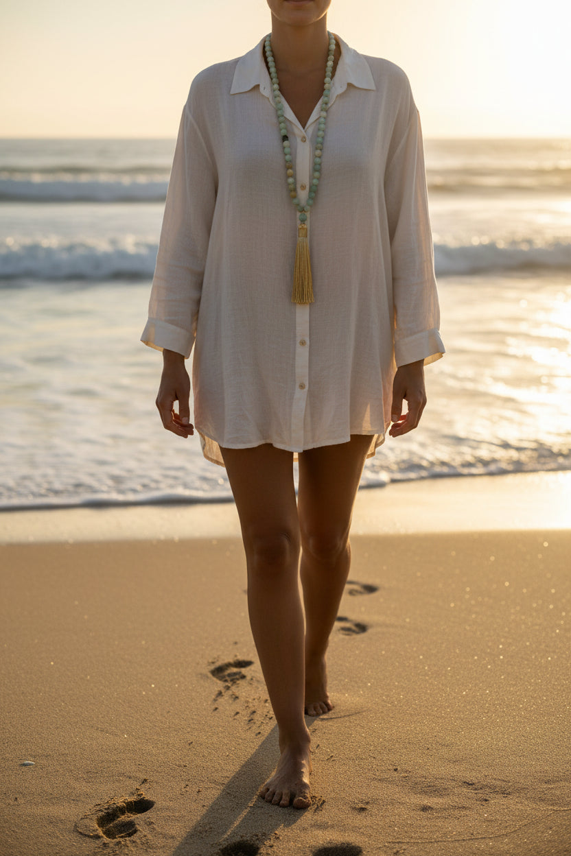 Amazonite Mala Necklace