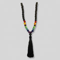 Chakra + Lava Mala Necklace