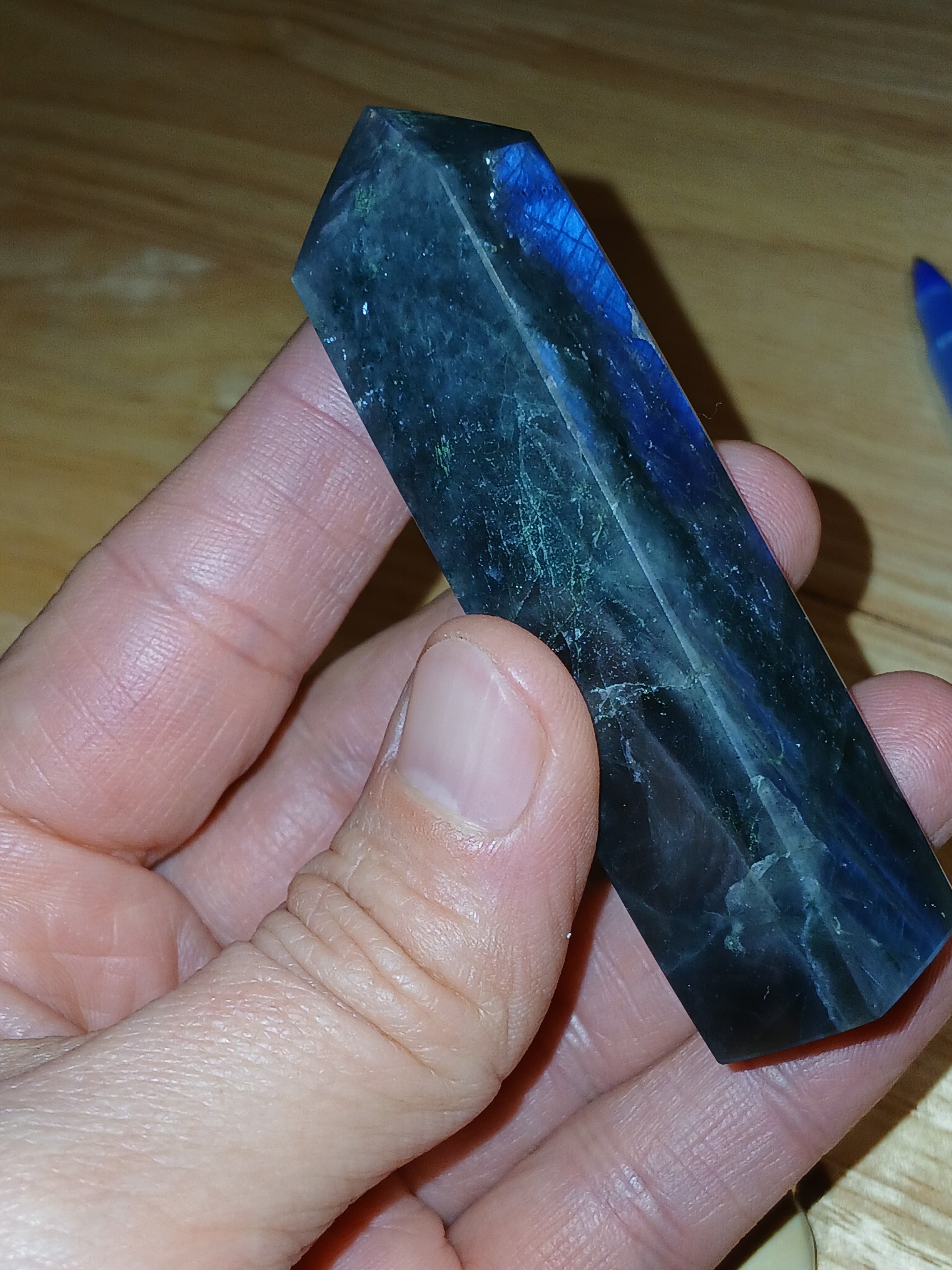 High Flash Labradorite Mini Towers