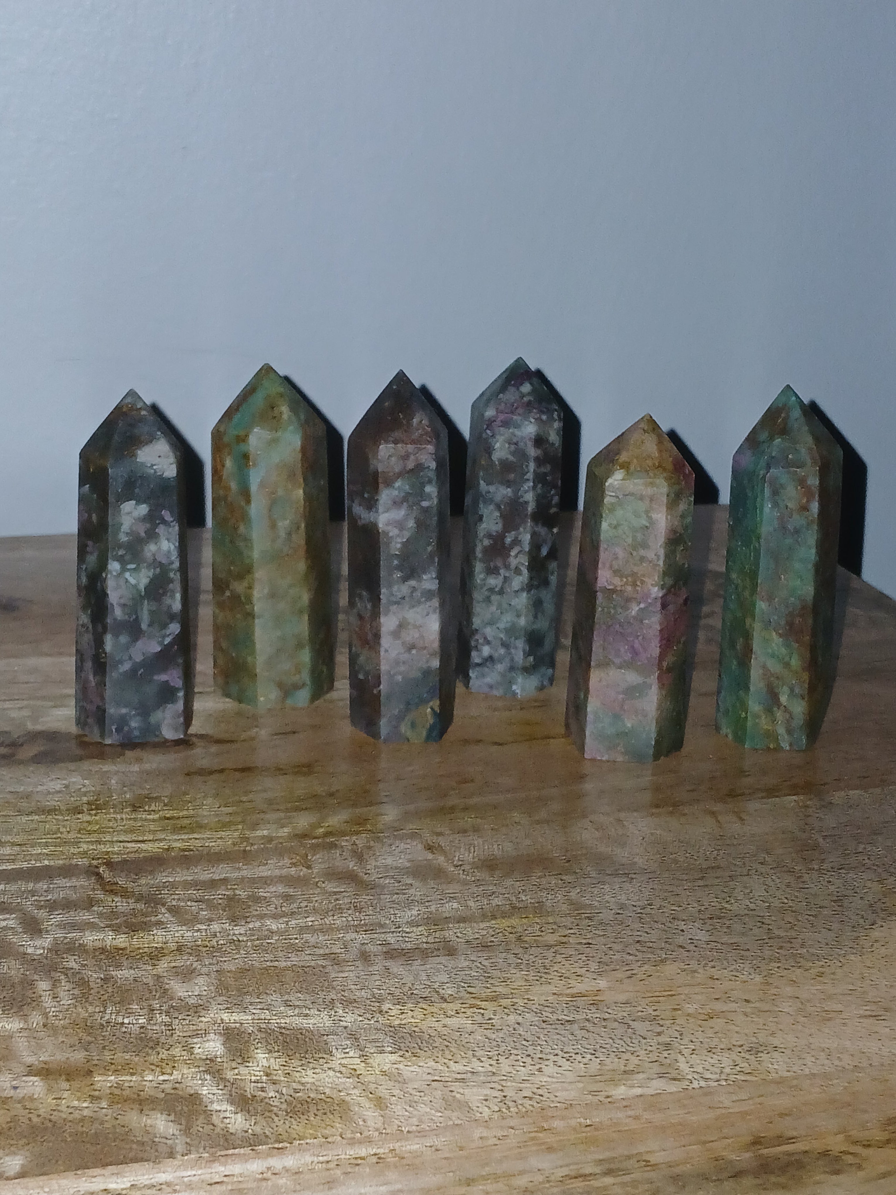 Ruby Fuchsite Tower