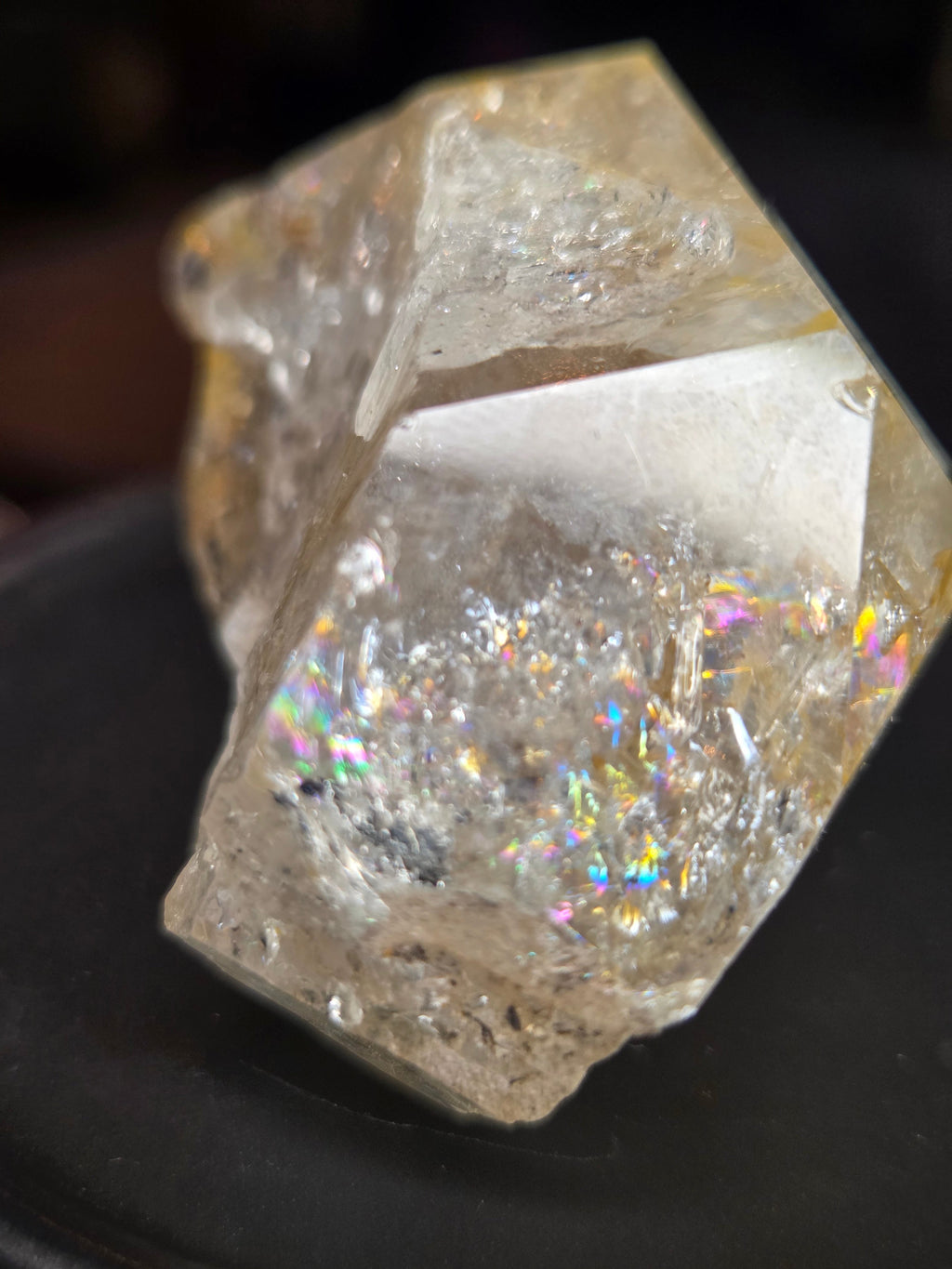 Herkimer Diamond with Golden Healer