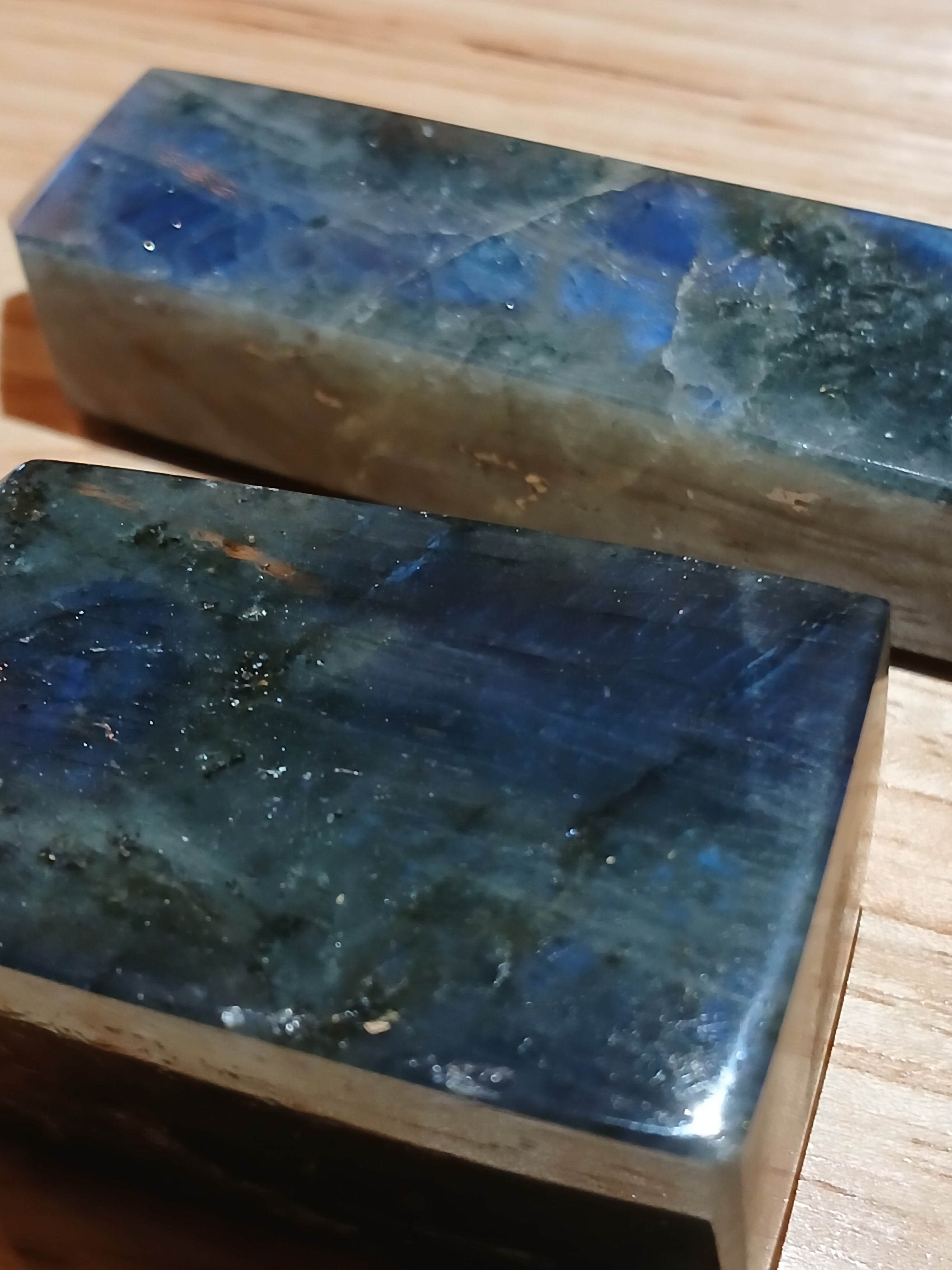 High Flash Labradorite Mini Towers